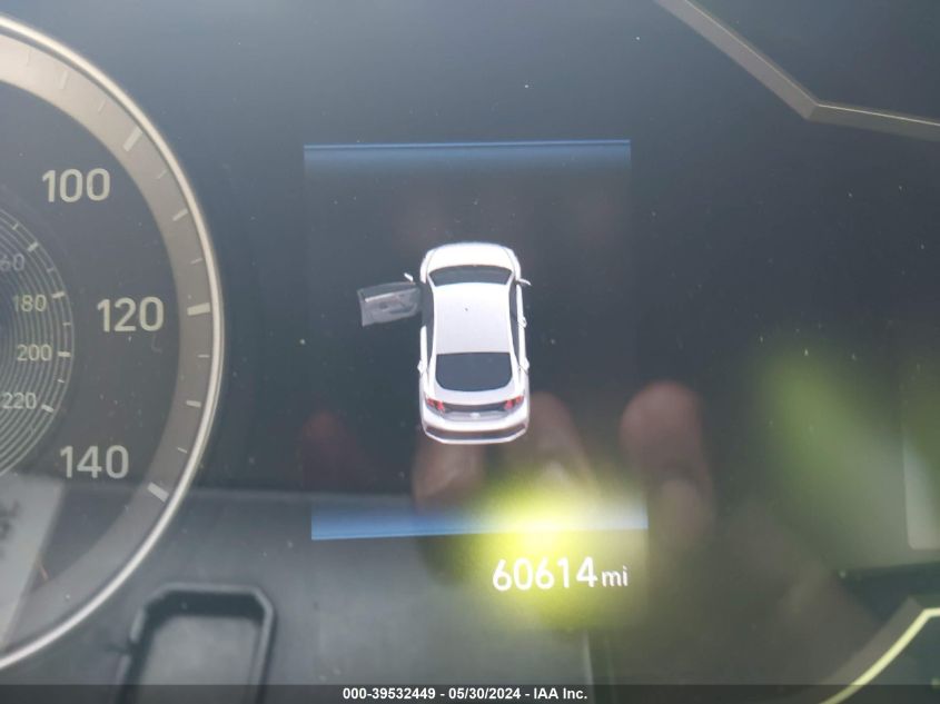 2020 Hyundai Ioniq Hybrid Blue VIN: KMHC65LC3LU241235 Lot: 39532449