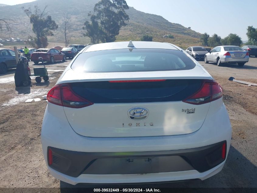 2020 Hyundai Ioniq Hybrid Blue VIN: KMHC65LC3LU241235 Lot: 39532449
