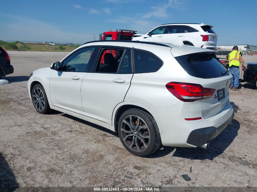 2021 BMW X1 Sdrive28I VIN: WBXJG7C01M5T32836 Lot: 39532453