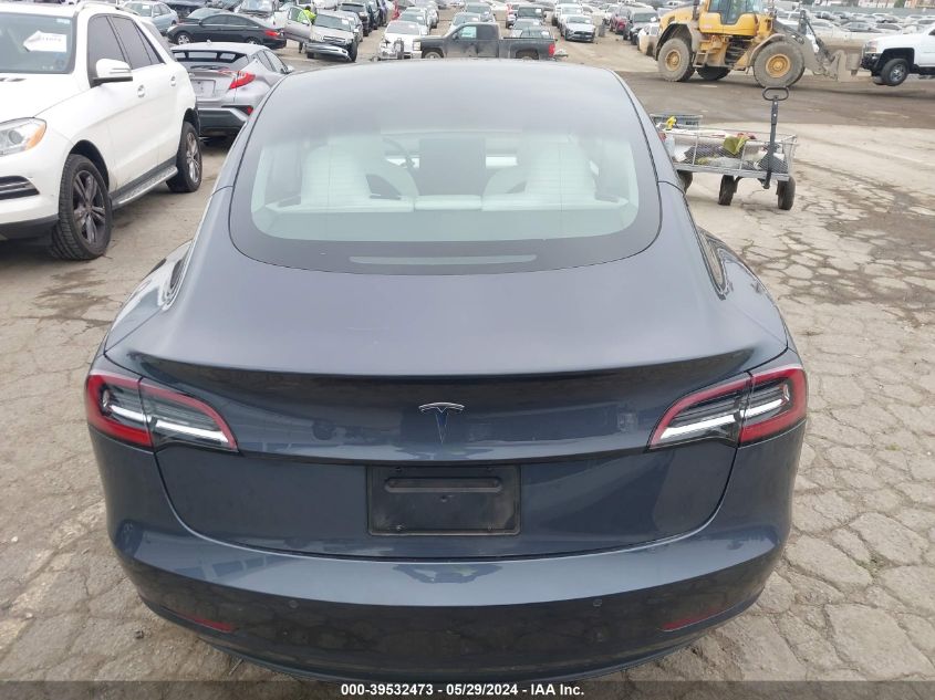 2022 Tesla Model 3 Rear-Wheel Drive VIN: 5YJ3E1EA2NF344752 Lot: 39532473