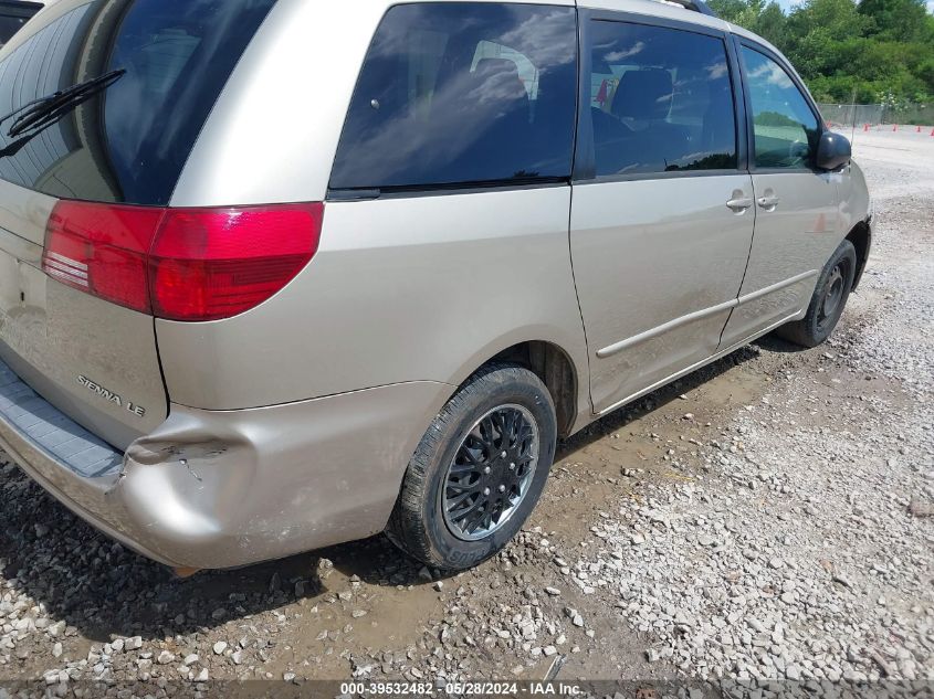 2005 Toyota Sienna Le VIN: 5TDZA23C25S353639 Lot: 39532482