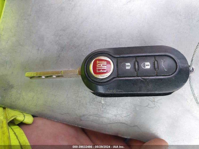 2012 Fiat 500C Pop VIN: 3C3CFFDR9CT383357 Lot: 39532486