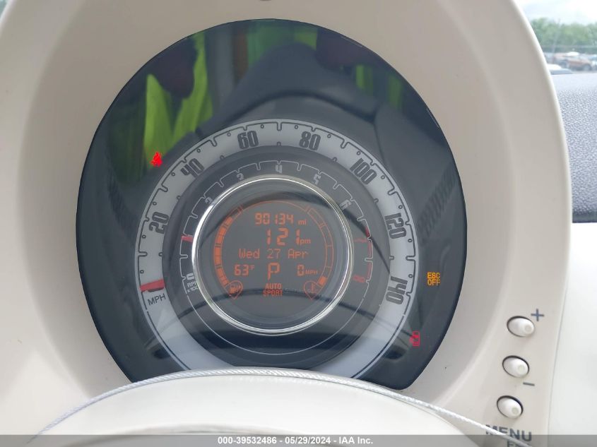 2012 Fiat 500C Pop VIN: 3C3CFFDR9CT383357 Lot: 39532486