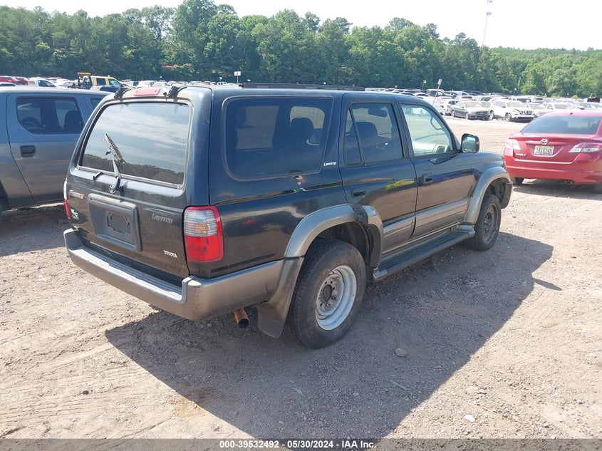 2000 Toyota 4Runner Limited V6 VIN: JT3GN87R4Y0167707 Lot: 39532492