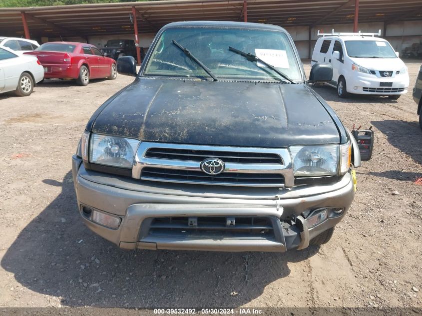 2000 Toyota 4Runner Limited V6 VIN: JT3GN87R4Y0167707 Lot: 39532492