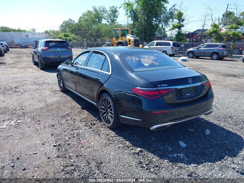2021 MERCEDES-BENZ S 580 4MATIC VIN: W1K6G7GB8MA035462