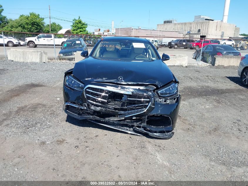 2021 Mercedes-Benz S 580 4Matic VIN: W1K6G7GB8MA035462 Lot: 39532502