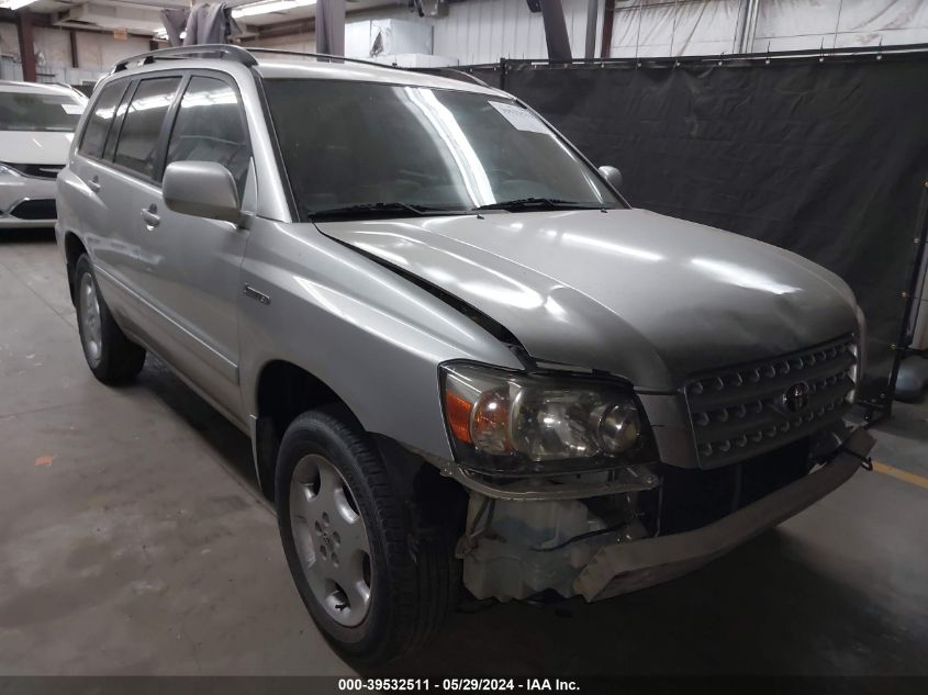 2004 Toyota Highlander Limited V6/V6 VIN: JTEDP21A540039734 Lot: 39532511