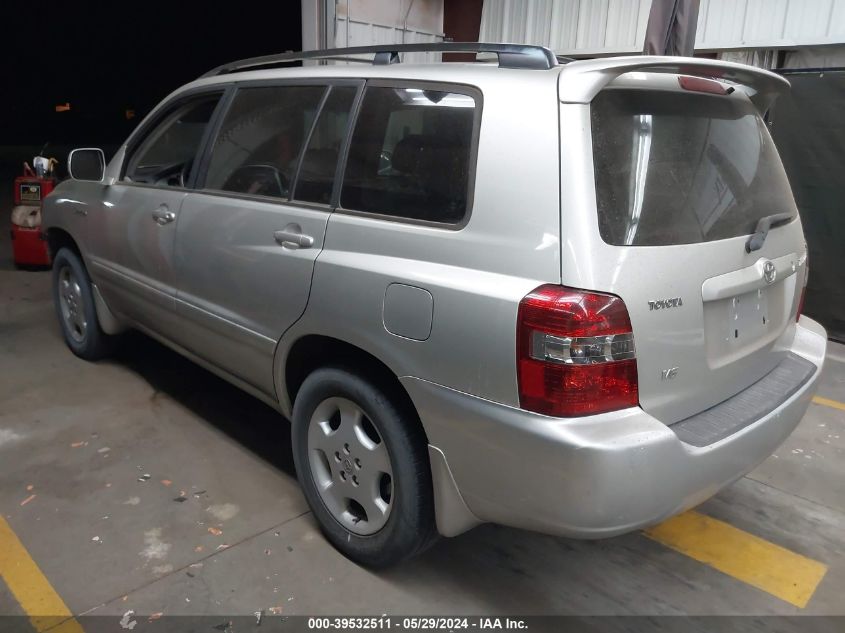 2004 Toyota Highlander Limited V6/V6 VIN: JTEDP21A540039734 Lot: 39532511