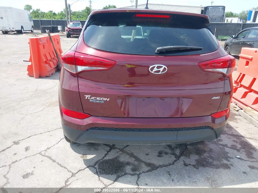 VIN KM8J2CA41JU646591 2018 HYUNDAI TUCSON no.16