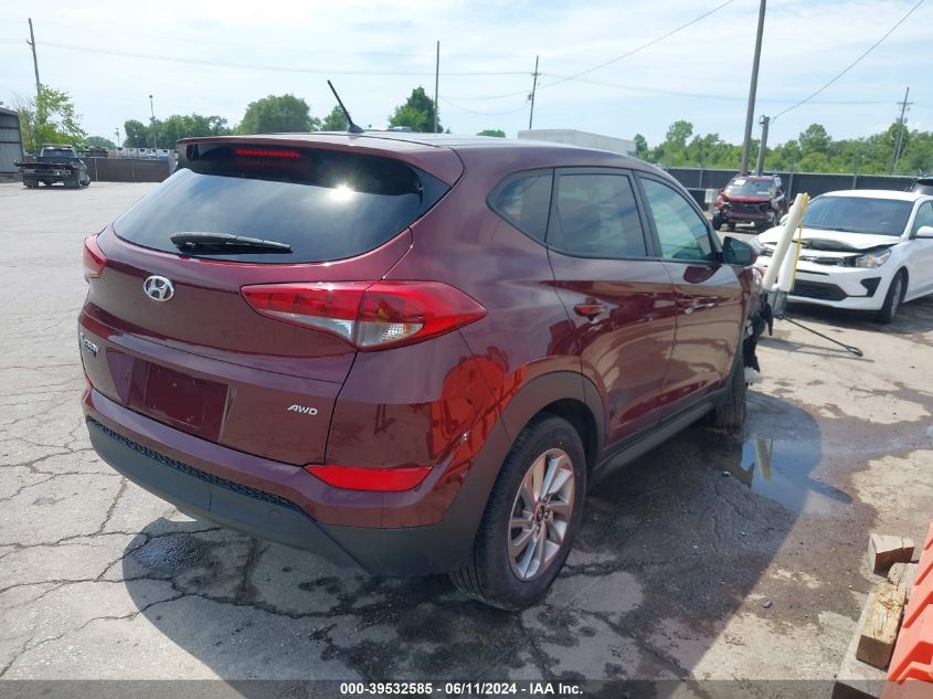 VIN KM8J2CA41JU646591 2018 HYUNDAI TUCSON no.4