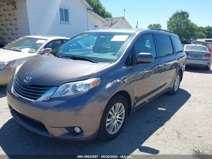 2014 Toyota Sienna Xle V6 8 Passenger VIN: 5TDYK3DC9ES502223 Lot: 39532597