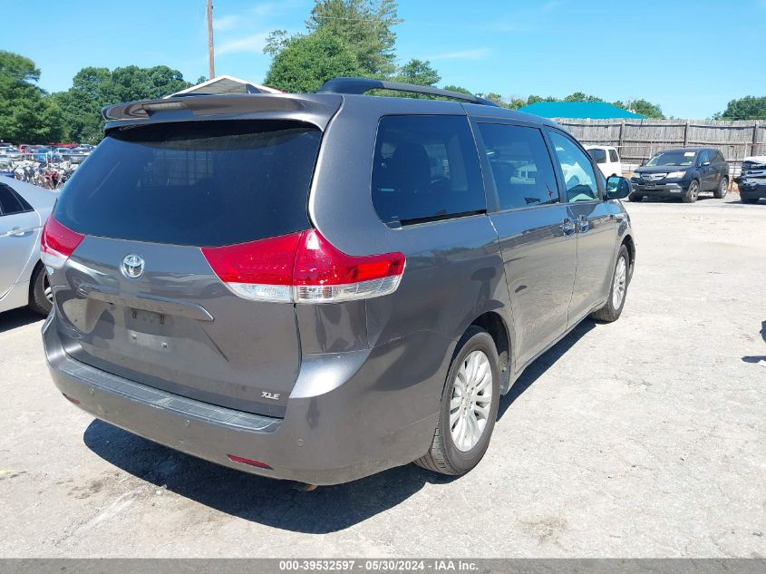 2014 Toyota Sienna Xle V6 8 Passenger VIN: 5TDYK3DC9ES502223 Lot: 39532597