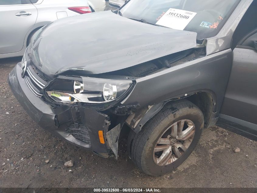 2013 Volkswagen Tiguan S VIN: WVGAV3AX5DW588995 Lot: 39532600