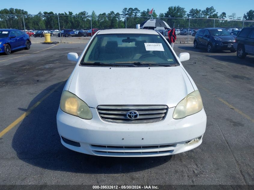 2003 Toyota Corolla Le VIN: JTDBR32E430019356 Lot: 39532612