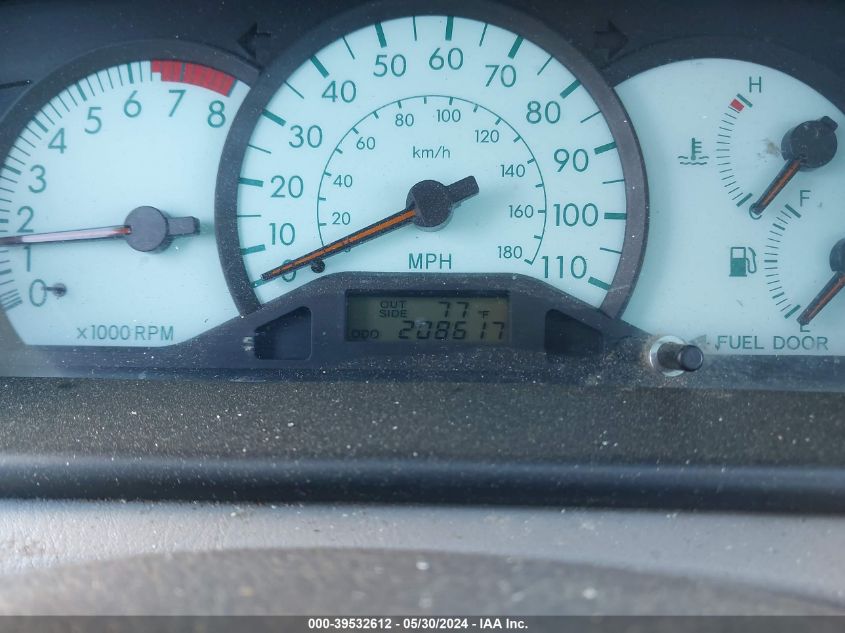 2003 Toyota Corolla Le VIN: JTDBR32E430019356 Lot: 39532612