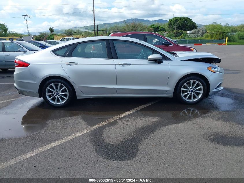 2017 FORD FUSION SE - 3FA6P0H72HR111318