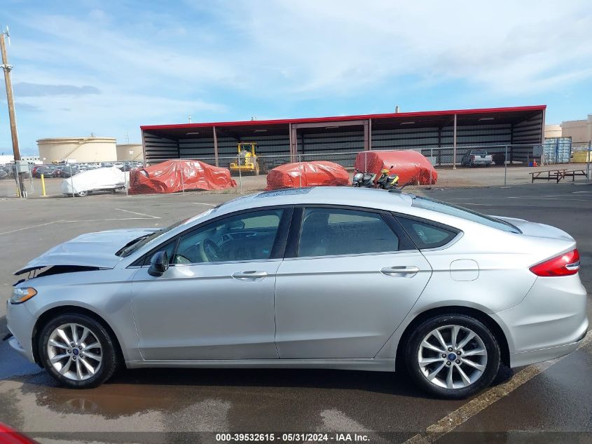 2017 FORD FUSION SE - 3FA6P0H72HR111318