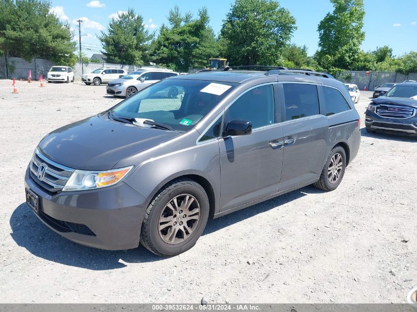 2012 Honda Odyssey Ex-L VIN: 5FNRL5H61CB130895 Lot: 39532624