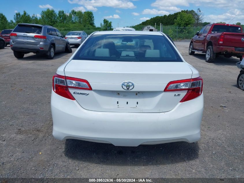 2012 Toyota Camry Le VIN: 4T1BF1FKXCU507695 Lot: 39532636