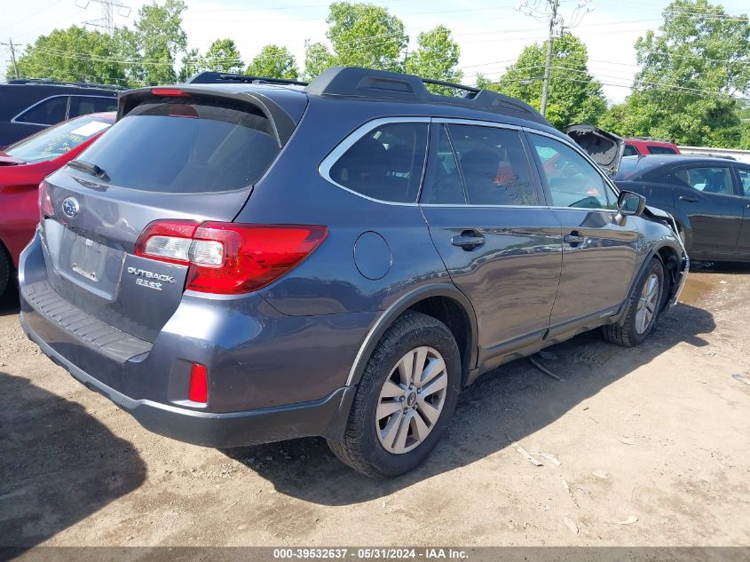 2015 Subaru Outback 2.5I Premium VIN: 4S4BSAEC4F3337334 Lot: 39532637