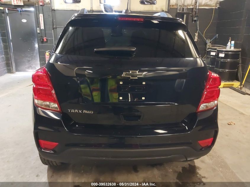 2021 Chevrolet Trax Awd Lt VIN: KL7CJPSM1MB360677 Lot: 39532638