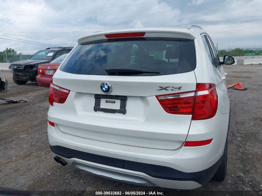 2017 BMW X3 Sdrive28I VIN: 5UXWZ7C39H0V93589 Lot: 39532682