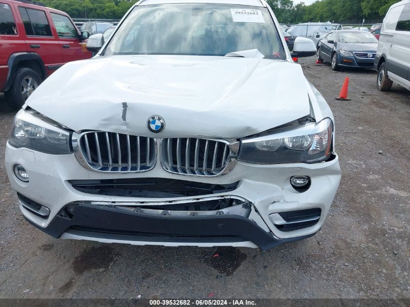 2017 BMW X3 Sdrive28I VIN: 5UXWZ7C39H0V93589 Lot: 39532682