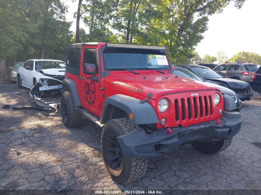 2016 Jeep Wrangler Sport VIN: 1C4AJWAG0GL287350 Lot: 39532691