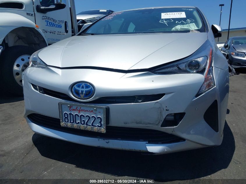 2018 Toyota Prius Three VIN: JTDKARFU6J3545088 Lot: 39532712