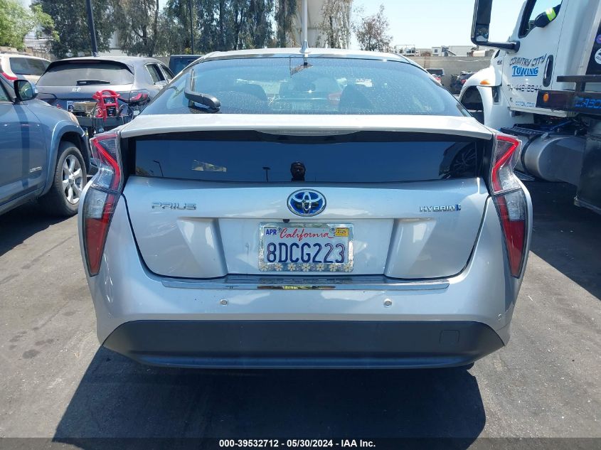 2018 Toyota Prius Three VIN: JTDKARFU6J3545088 Lot: 39532712