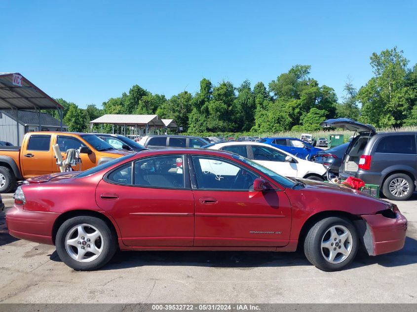 2001 Pontiac Grand Prix Se VIN: 1G2WK52J91F252761 Lot: 39532722