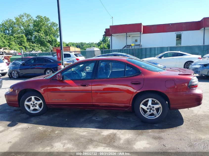 2001 Pontiac Grand Prix Se VIN: 1G2WK52J91F252761 Lot: 39532722