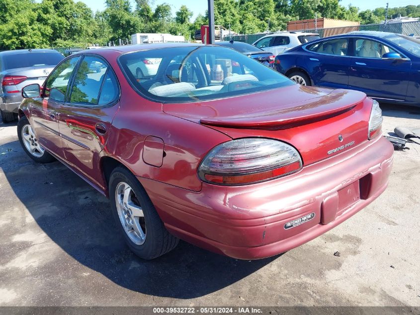 2001 Pontiac Grand Prix Se VIN: 1G2WK52J91F252761 Lot: 39532722