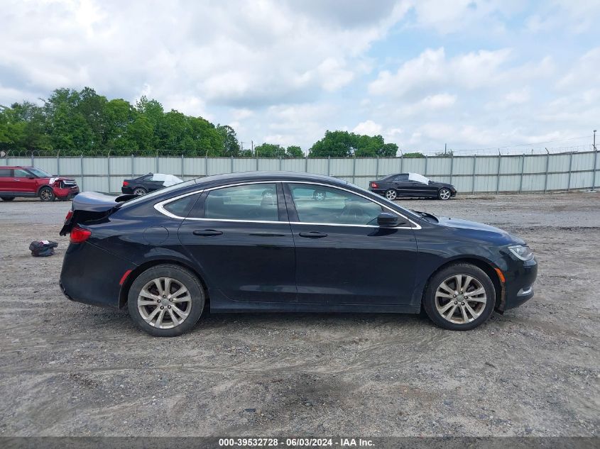 2015 Chrysler 200 Limited VIN: 1C3CCCABXFN747966 Lot: 39532728