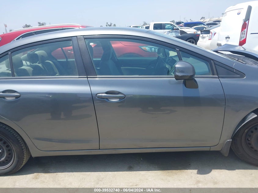 2013 Honda Civic Lx VIN: 19XFB2F51DE214608 Lot: 39532740