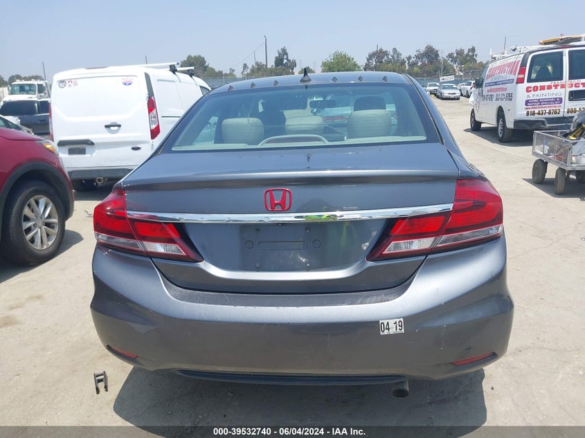 2013 Honda Civic Lx VIN: 19XFB2F51DE214608 Lot: 39532740