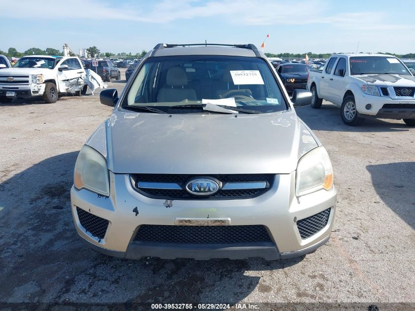 2009 Kia Sportage Lx VIN: KNDJF724897571820 Lot: 39532755