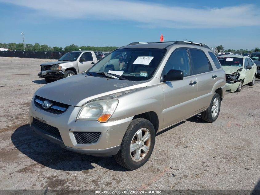 2009 Kia Sportage Lx VIN: KNDJF724897571820 Lot: 39532755