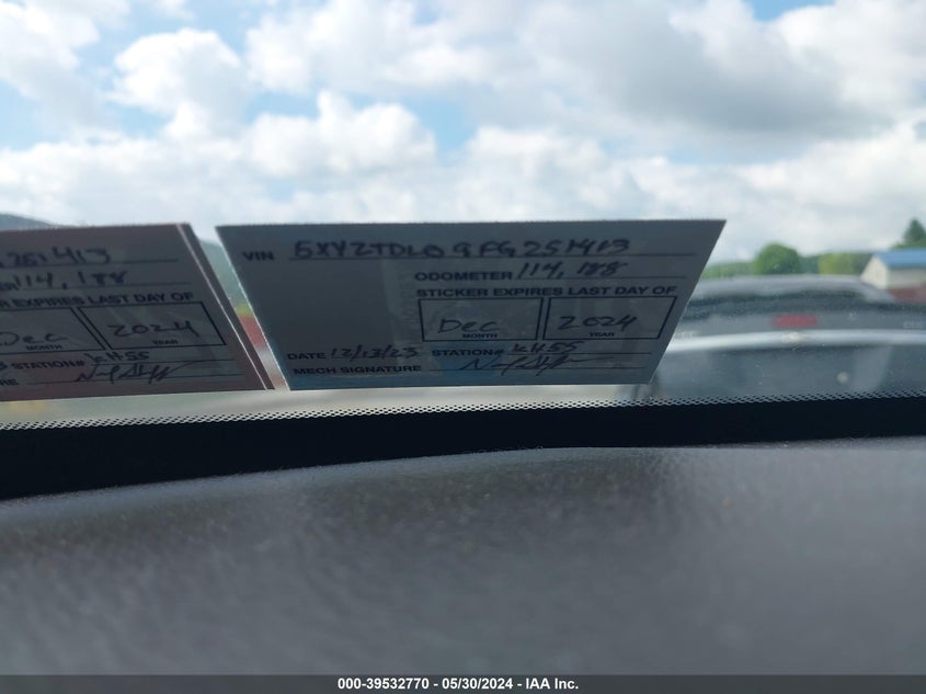 2015 Hyundai Santa Fe Sport 2.4L VIN: 5XYZTDLB9FG251413 Lot: 39532770