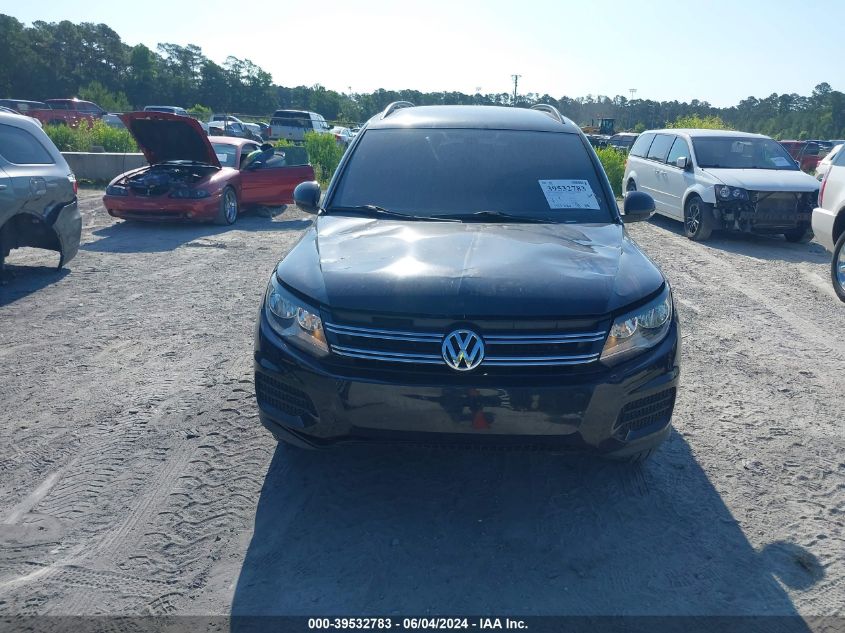 2016 VOLKSWAGEN TIGUAN S/SE/SEL/R-LINE - WVGAV7AX9GW599011