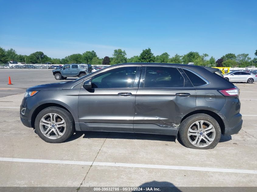 2018 Ford Edge Titanium VIN: 2FMPK3K90JBB43127 Lot: 39532785