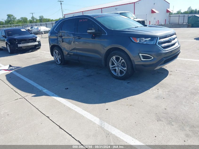 2018 Ford Edge Titanium VIN: 2FMPK3K90JBB43127 Lot: 39532785