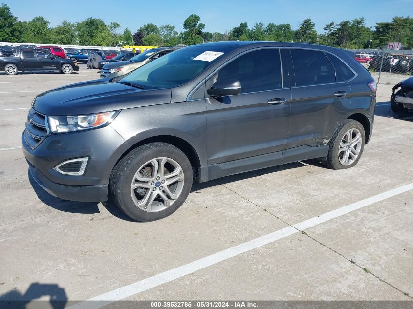 2018 Ford Edge Titanium VIN: 2FMPK3K90JBB43127 Lot: 39532785