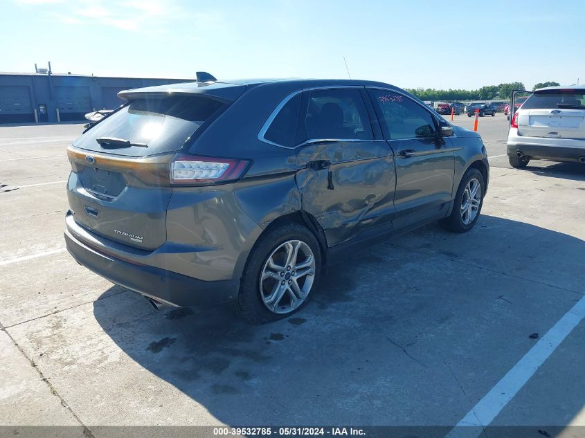 2018 Ford Edge Titanium VIN: 2FMPK3K90JBB43127 Lot: 39532785