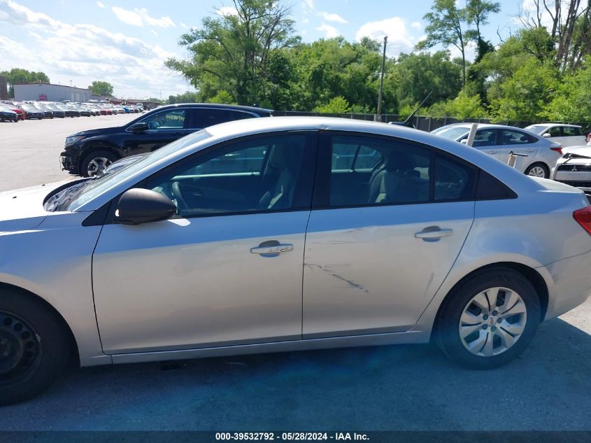 2013 Chevrolet Cruze Ls Auto VIN: 1G1PA5SH0D7160235 Lot: 39532792