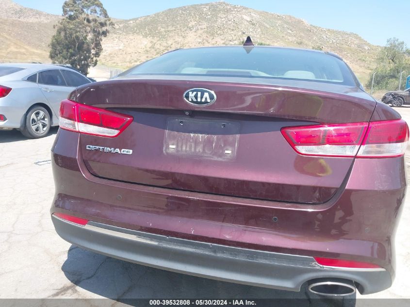 2018 Kia Optima Lx VIN: 5XXGT4L31JG200243 Lot: 39532808