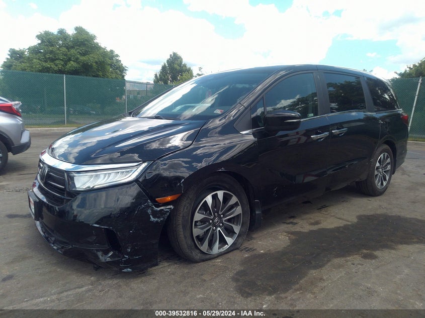 2024 Honda Odyssey Ex-L VIN: 5FNRL6H64RB022494 Lot: 39532816