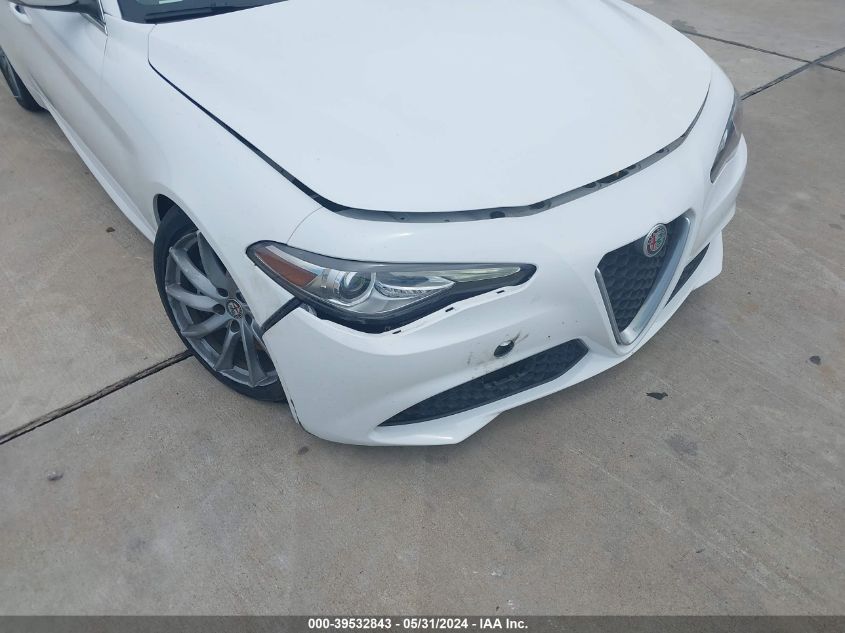 2017 Alfa Romeo Giulia Rwd VIN: ZARFAEBN2H7553951 Lot: 39532843