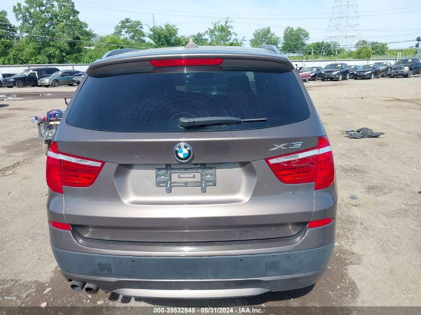 2011 BMW X3 xDrive28I VIN: 5UXWX5C5XBL715491 Lot: 39532845